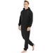 Underwear & Sleepwears Men's Heavyweight Fleece Jumpsuit - Cozy One-Piece Loungewear & Sleepwear For Home Comfort (Green, Black, Royal Blue, S-XXL)_voghion.com
