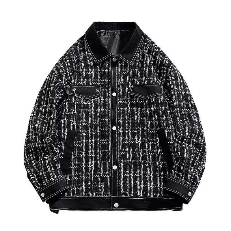 American High Street Jacke Herren 2024 Neue Herbsttrend Baseballjacke Windbreaker Hübsche Windjacke_voghion.com