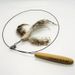 Simulatie vogelgeluid speelgoed Houten handvat Stalen draad Plaagstaf Kattenbenodigdheden_voghion.com
