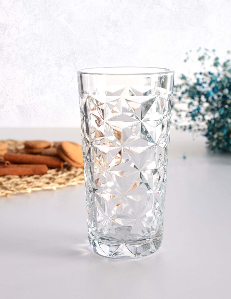 520605 Paşabahçe Estrella 4-Piece Soft Drink Glass,360 cc_voghion.com