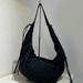 Niche Design Eenvoudige Luie Geplooide Crossbody Tas met Trekkoord_voghion.com