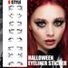 skrämmande Halloween mode fest smink verktyg fladdermus spindel dekoration eyeliner ögonskugga stick_voghion.com