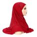 2025 New Summer Malay Headscarf, Crystal Linen Double-layer Lace Headscarf Scarf_voghion.com