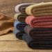 Autumn and winter solid color thick wool socks men and women mid tube socks thick warm terry socks long socks towel socks wholesale_voghion.com