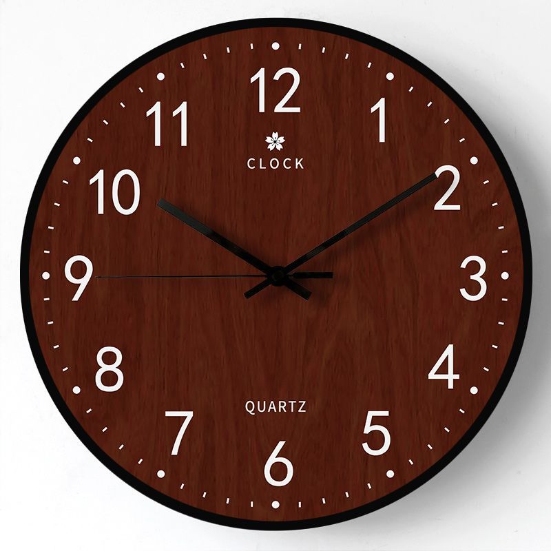 Nowy chiński styl do salonu, jadalni, zegara domowego, cichego zegara ściennego do sypialni bez wiercenia_voghion.com