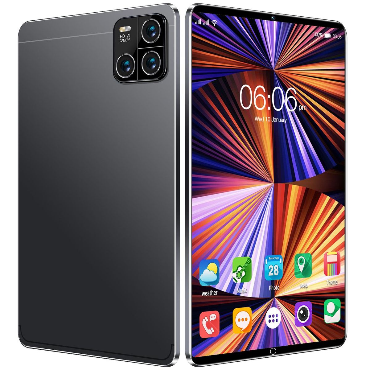 Zehn-Zoll-Tablet Google Android 2G + 16G Stecker Cartoon Wifi Bluetooth_voghion.com