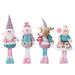 Festive Christmas Decorations Set - Stretchy Santa Claus Snowman Reindeer Grandma Figurines For Window Display & Home Decor_voghion.com