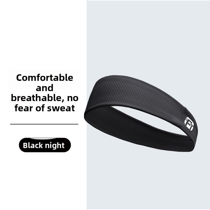 Sports Sweat-Absorbent Breathable Unisex Headscarf Running Headband Sweat-Wicking Basketball Hair Tie Sweat Control_voghion.com