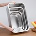 Lavabo cuadrado de fondo plano grueso con tapa, lavabo rectangular para buffet, caja de arena para gatos de acero inoxidable_voghion.com