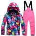 Schneeanzug-Set für Mutter und Kind – wasserdichte Winter-Skijacke und -hose, warm isoliertes Schnee-Outfit für Outdoor-Aktivitäten (mehrere Farben)_voghion.com