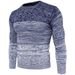Pull d'automne à col rond, en maille de base, style coréen, manches longues, décontracté, pour homme et jeune._voghion.com