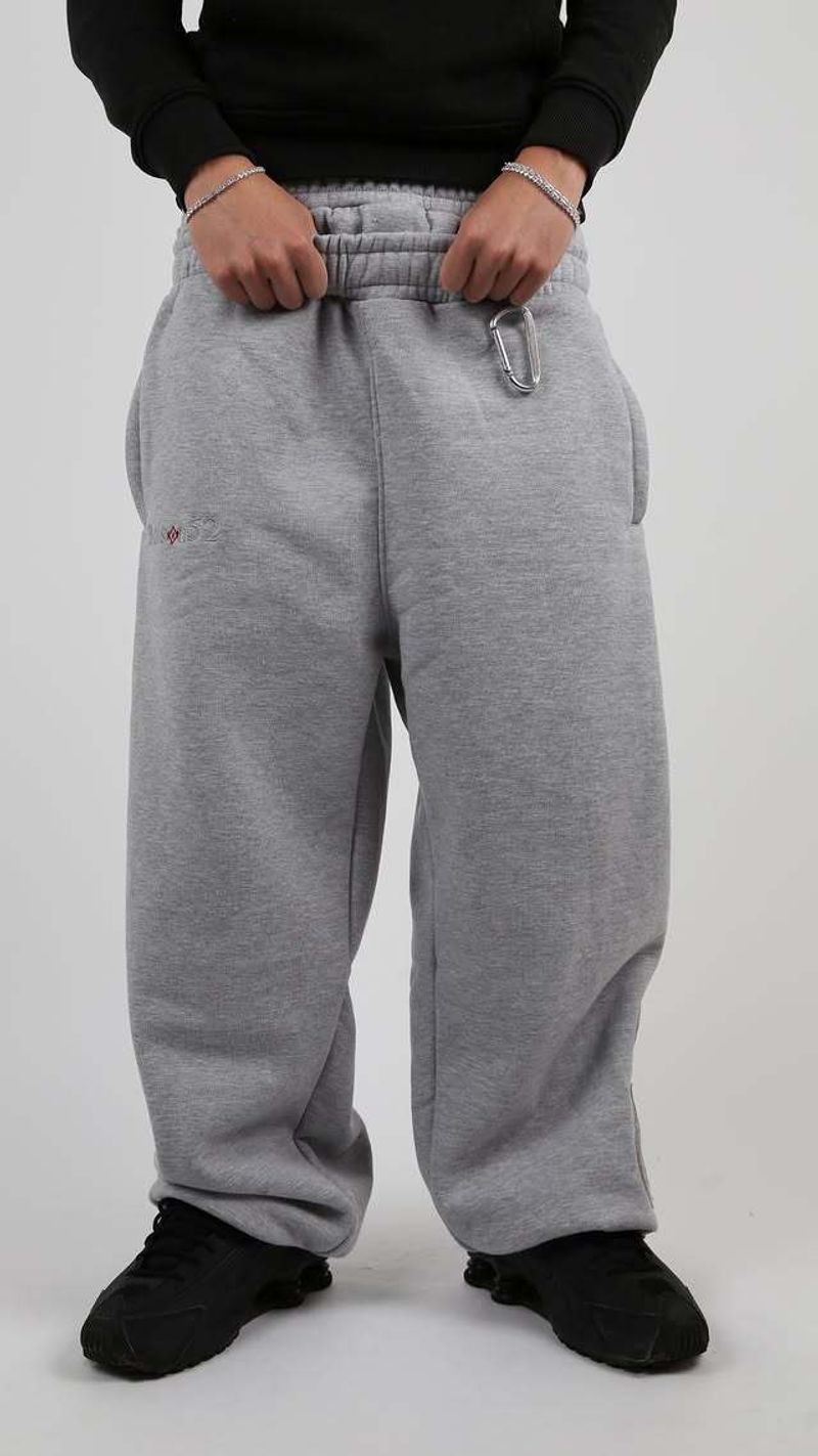Pantalons droits pour hommes Pantalons de survêtement décontractés de sport Pantalons amples Slim Bas Taille haute Double Pantalon unisexe_voghion.com