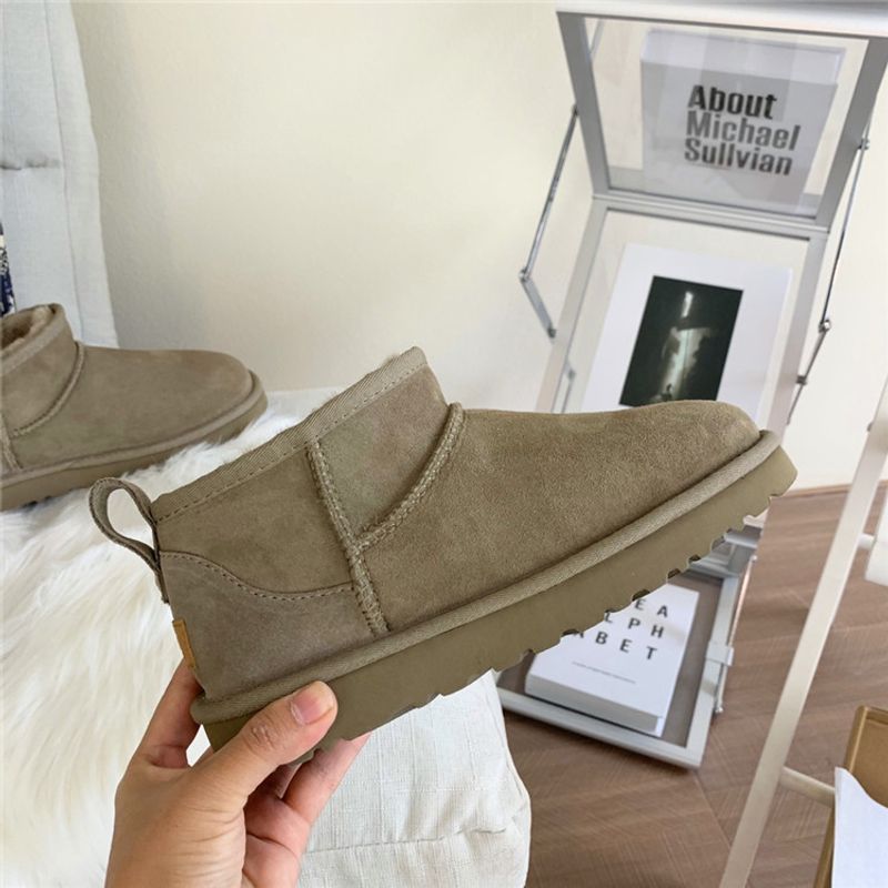 p6 NOMRΕUGG Henan Sangpo snow boots fur one winter short tube warm cotton boots women's NOMREUGG_voghion.com