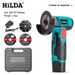 HILDA 12V Cordless Brushless Angle Grinder - 3 Inch Mini Electric Grinder With Lithium Battery, Lightweight & Powerful For DIY & Home Use_voghion.com