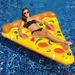 „New Ins Pizza Floating Row“ pripučiama PVC suaugusiųjų vandens poilsio kėdė, didelė sustorinta pramoginė plaukiojanti lova, pritvirtinta prie nuotraukos_voghion.com