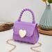 Handtasche für Frauen Jelly Heart Bag Damen Tote Umhängetasche_voghion.com