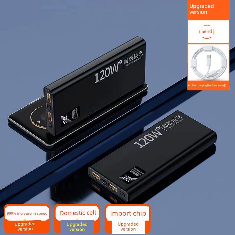 Carregador portátil super rápido de 20.000 mA, ultrafino, grande capacidade, para áreas externas, para Huawei Vivo_voghion.com