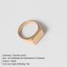 Gioielli da donna Anelli semplici in acciaio inossidabile Anelli incisi_voghion.com