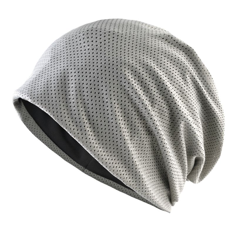 Hot Rea Andas vår utomhus Casual Skullies Beanies Kvinnor Sommar Mesh Tunn Bonnet Gorras Enfärgad Mode Mjuk Hatt Män_voghion.com