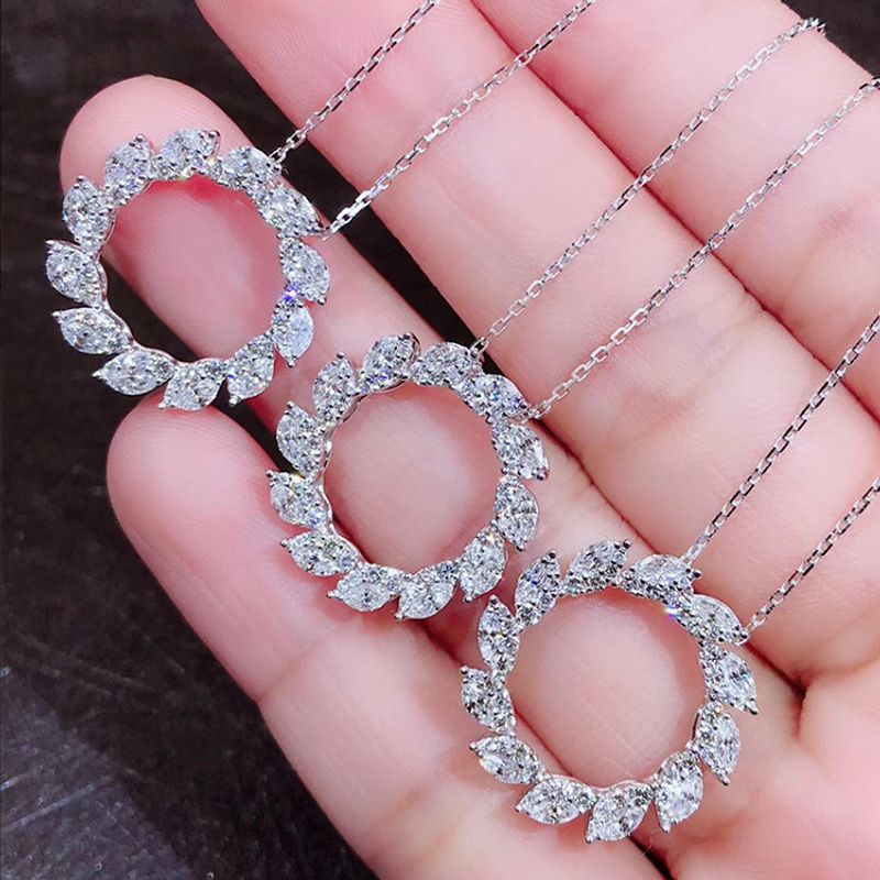 Collana con ciondolo in argento sterling a forma di girasole S, nuova generazione di gioielli da donna_voghion.com