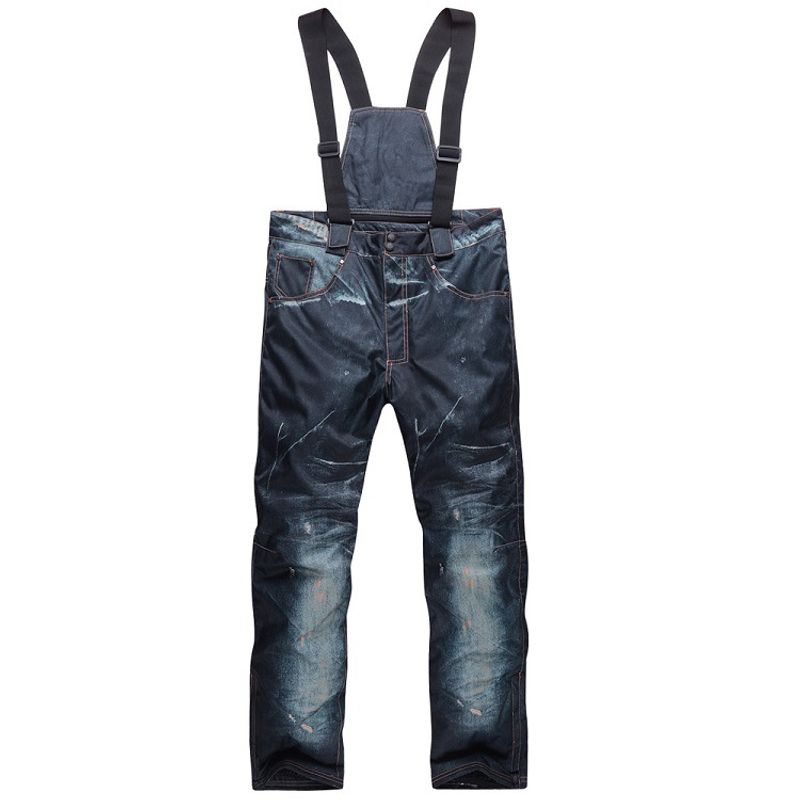 Jeans Ski Windproof, Waterproof, Thickened, Warm and Durable Cotton Pants_voghion.com