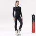 Herbst Winter Polypropylen Schnelltrocknender Skianzug Unterwäscheset Für Damen Sport Eng Anliegende Feuchtigkeitsableitende Kompression_voghion.com