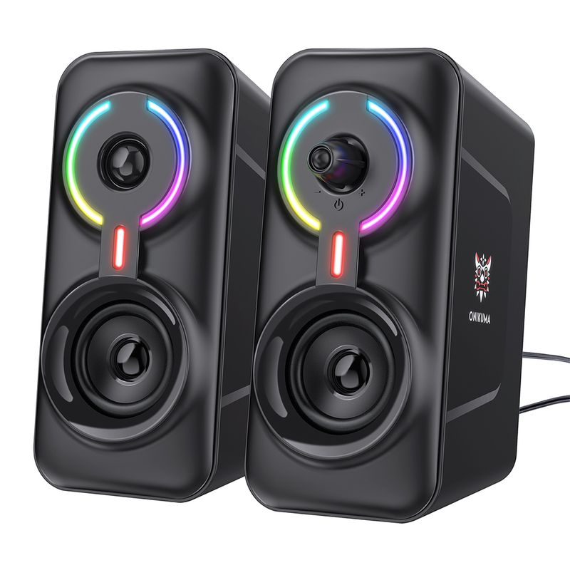 LED-Subwoofer für Desktop-Computer, PC, Laptop, verkabelt, Computer, Gaming, verkabelt, Lautsprecher, 3,5 mm Klinke, LED-Zubehör_voghion.com