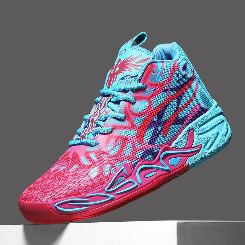 Three Ball, Four Generation Dames Top Basketbal Herenschoenen, Lente Nieuwe Stijl, Praktische Sportschoenen voor Tieners_voghion.com