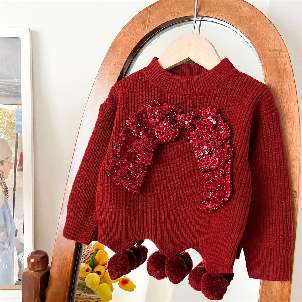 Ensemble d'hiver pour fille - Robe tutu scintillante et pull à nœud, ensemble deux pièces, haut à capuche à manches longues doux et chaud, mignon et élégant pour les tout-petits_voghion.com