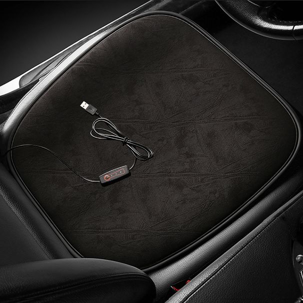 Winter Universal Heating Pad Car Covers Pads Plush Heated Auto Warmer Interior Seat Protector Heater Mat_voghion.com