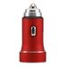 Music Festival  Mini aluminum alloy 2.4A metal with dual USB cigarette lighter car charger_voghion.com