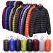 Men's Clothing Men's 90% White Duck Down Jacket - Packable Hooded Winter Coat (12 Colors, M-5XL)_voghion.com