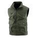 Men’s Utility Vest With Multi-Pockets – Outdoor Workwear Jacket For Hiking & Urban Style (M-6XL, Army Green/Khaki/Navy/Black)_voghion.com
