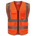 Multipocket i lager, säkerhetsväst för vägbyggnad, flygplatslager High Brighess reflexväst_voghion.com