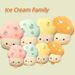 Cream Ice Cute Throw Pillow Plush Doll Soft And Colorful Design Perfect For Ages All_voghion.com