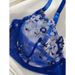 Intimo da donna con reggiseno blu e ricamo in prospettiva, intimo da donna Pure Desire Style Mesh Temptation_voghion.com