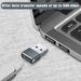5pcs Aluminum Alloy Type C Mini Portable OTG Data Multifunctional Universal USB Receiver Adapter_voghion.com