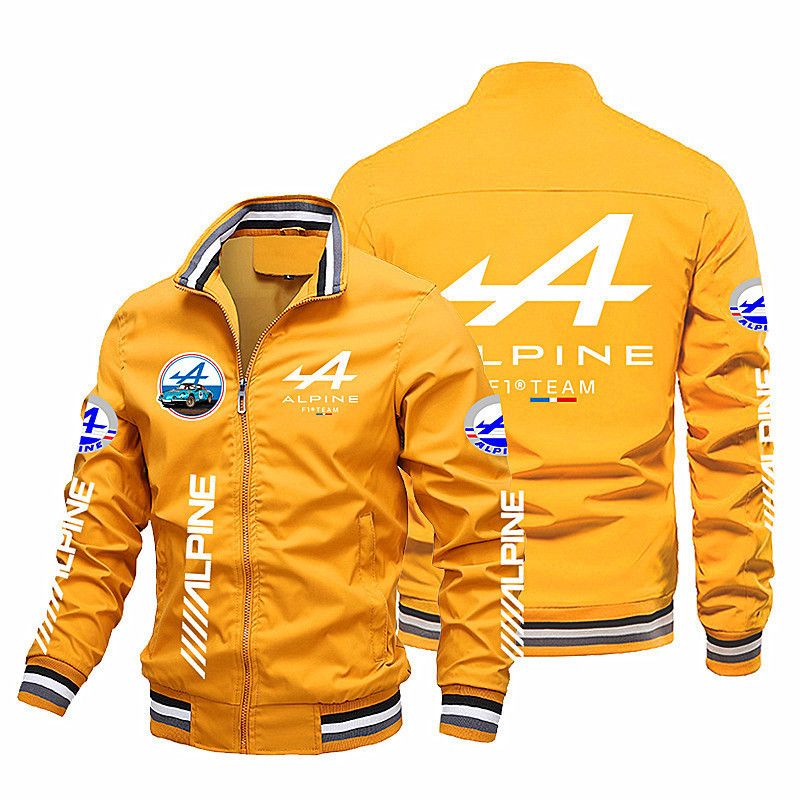 Vêtements pour hommes Cardigan veste de moto décontracté hommes voiture Logo impression sport mode hommes veste_voghion.com