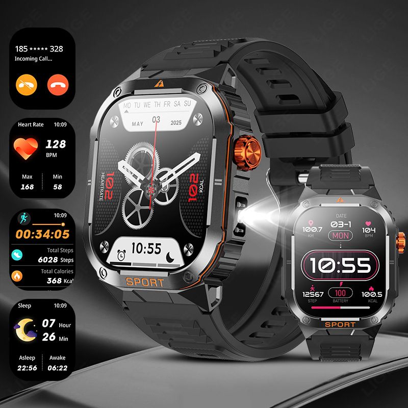BWD16 Smartwatch voor dames - Fitnesstracker met hartslagmeter, zuurstofmeter, bloeddrukmeter, touchscreen, Bluetooth-oproepen_voghion.com