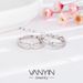 Wanying Jian Jia and Bai Lu Couple S Pure Silver Jewelry Light Luxury Personalized Matching Ring Valentine's Day Gift_voghion.com