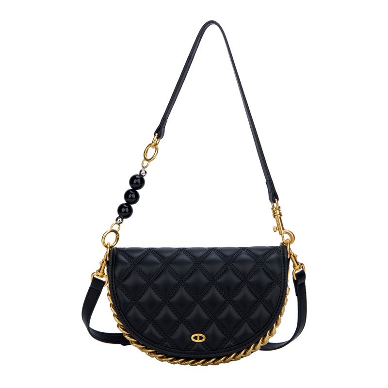 Bolso de mujer 2023 nueva moda cadena rombal un hombro mensajero axila bolso todo fósforo estilo extranjero pequeña fragancia bolso de sillín de viento_voghion.com