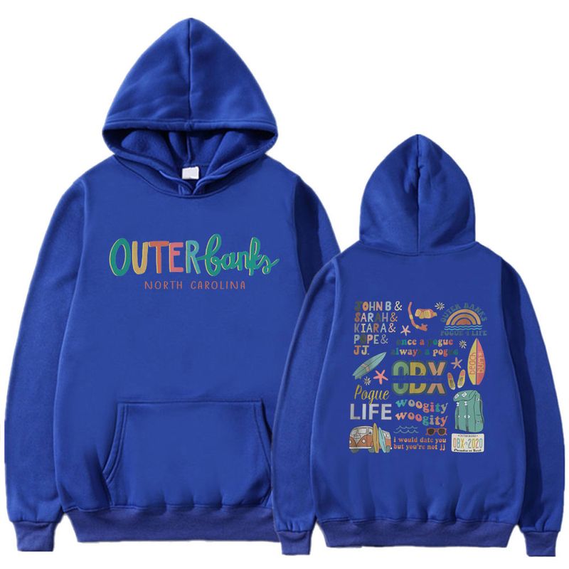 TV Series Pogue Life Paradise on Earth Outer Banks OBX Hoodie Men Women Casual Hoodies Oversized Fleece Sweatshirt_voghion.com