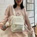 Personalized Name Cute Kavay Artificial Fur Mini Rabbit Ears Female Travel Shoulder Bag Plush Backpack 241122_voghion.com