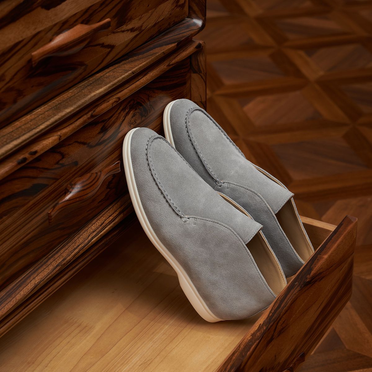 Herrenschuhe Leichte und bequeme Herren-Lederstiefel One Step Lazy Soft Soled LP Boots, British Business Casual Wildleder High Top Lederschuhe_voghion.com