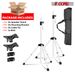 5 Core Speaker Stand Tripod Floor Heavy Duty Adjustable Up To 72 Inch DJ Studio Monitor Stands Pole Mount - SS HD WH BAG_voghion.com
