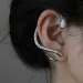 VintageNiche Shape Earrings Simple Small Snake Clip Fashionable High End Punk Style Ear Studs For All Occasions 250228_voghion.com