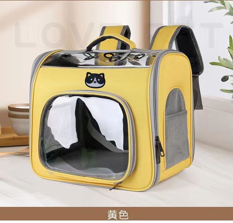 Nieuwe mode draagbare hond grote capaciteit ademende kattenrugzak huisdier uitje tas_voghion.com