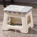 Folding Step Stool,Lightweight And Sturdy Portable Stool With Handle And Anti Slip Function,For Kitchen,Bathroom,Outdoor Camping,Fishing,Hiking,BBQ_voghion.com