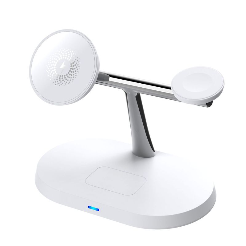 Handy-Zubehör Drei-in-Eins-Magnet-Wireless-Ladestation 15W Schnellladegeeignetes integriertes magnetisches Wireless-Ladegerät_voghion.com