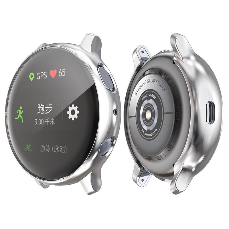 Soft Cover for Samsung Galaxy Watch Active 2 Case 40mm 44mm Active2 Shell Light Slim TPU Bumper Screen Protector Accessories_voghion.com